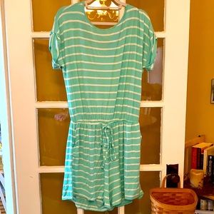 Striped Short Romper